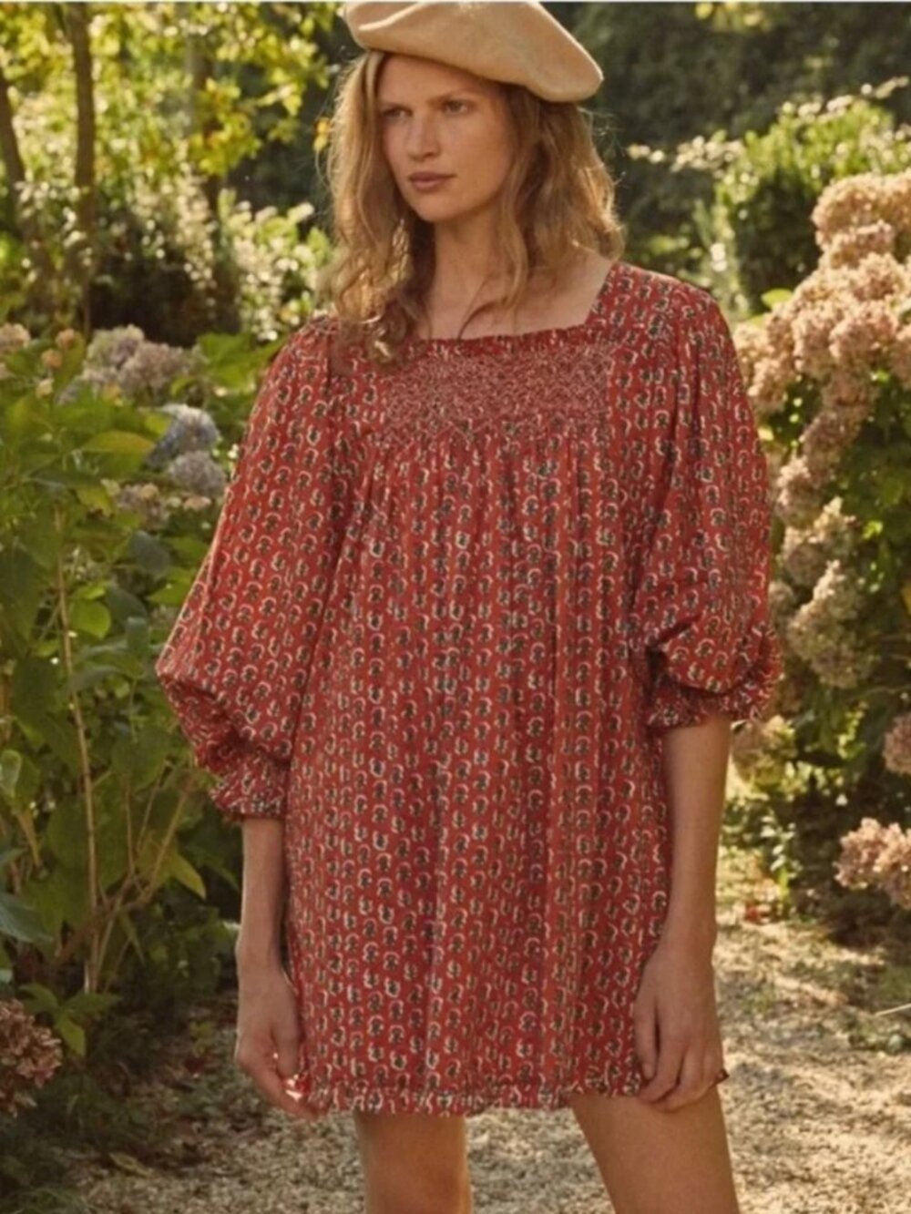 Doen Estee Dress Calico Canyon Bloom